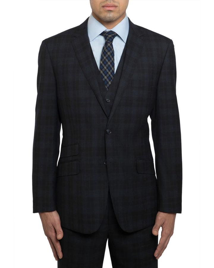 Men's Slim-fit Plaid
