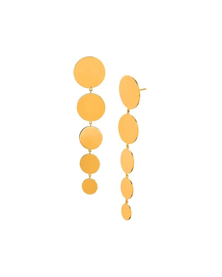 Jagger Tiered Disc-drop Earrings