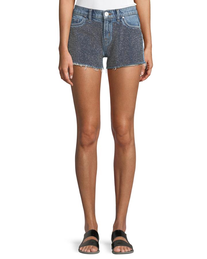 Kenzie Studded Cutoff Denim