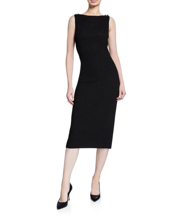 Metallic Ottoman High-neck Sleeveless