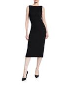 Metallic Ottoman High-neck Sleeveless