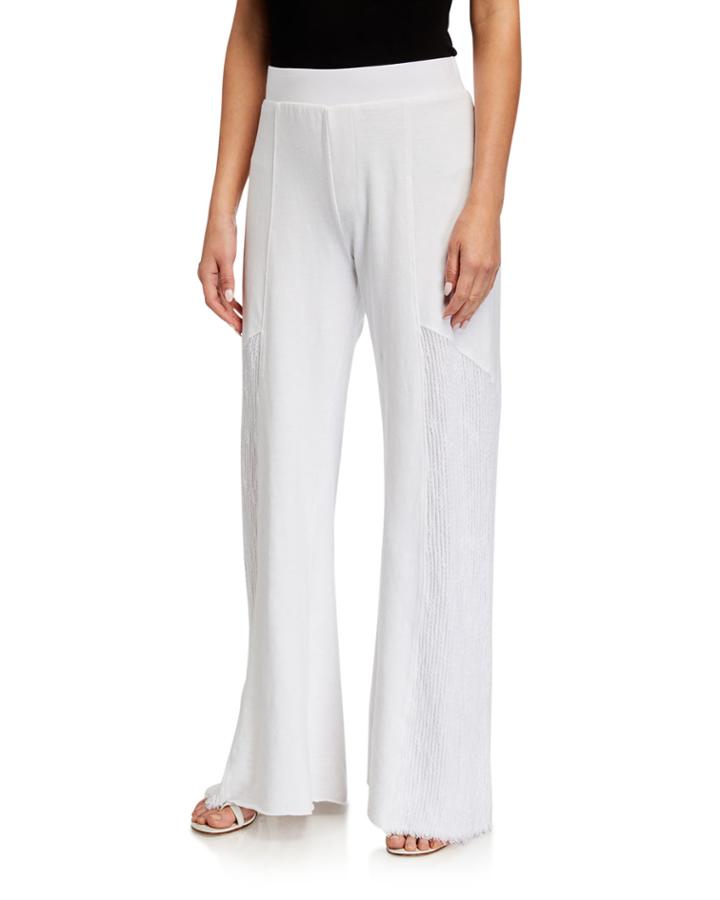 Lova Wide Leg Poplin Pants