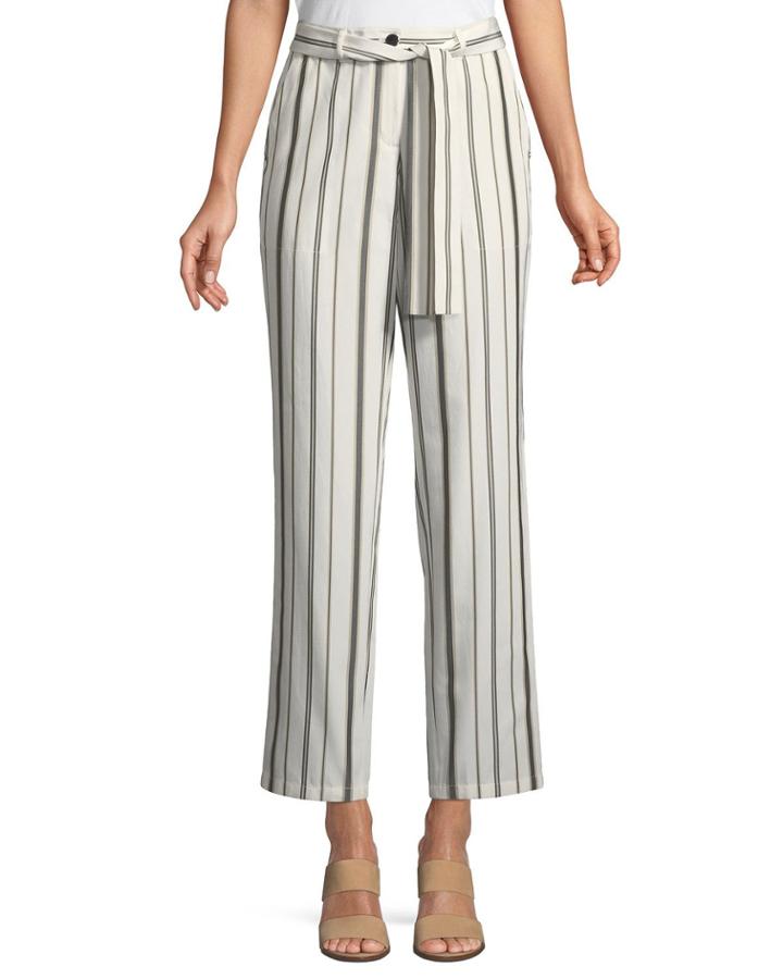 Fulton Gallant Striped Straight-leg Pants