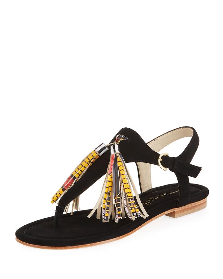 Samba Suede Tassel Thong