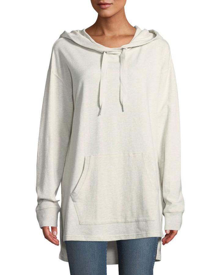 Essex Kangaroo Pocket Cotton Hoodie Tunic