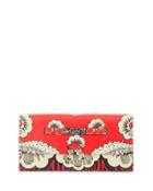 Floral-embossed Clutch Bag, Nero Ross