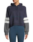 Carson Boxy Colorblock Cropped Hoodie