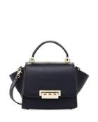 Eartha Leather Wing-side Crossbody Bag,