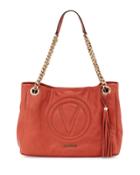 Verra Leather Tote Bag, Rust