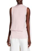 Sleeveless Draped-back