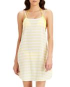 Sasha Open-back Striped Mini Coverup