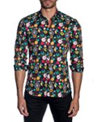 Men's Modern-fit Dotted Fruit Slice Long-sleeve