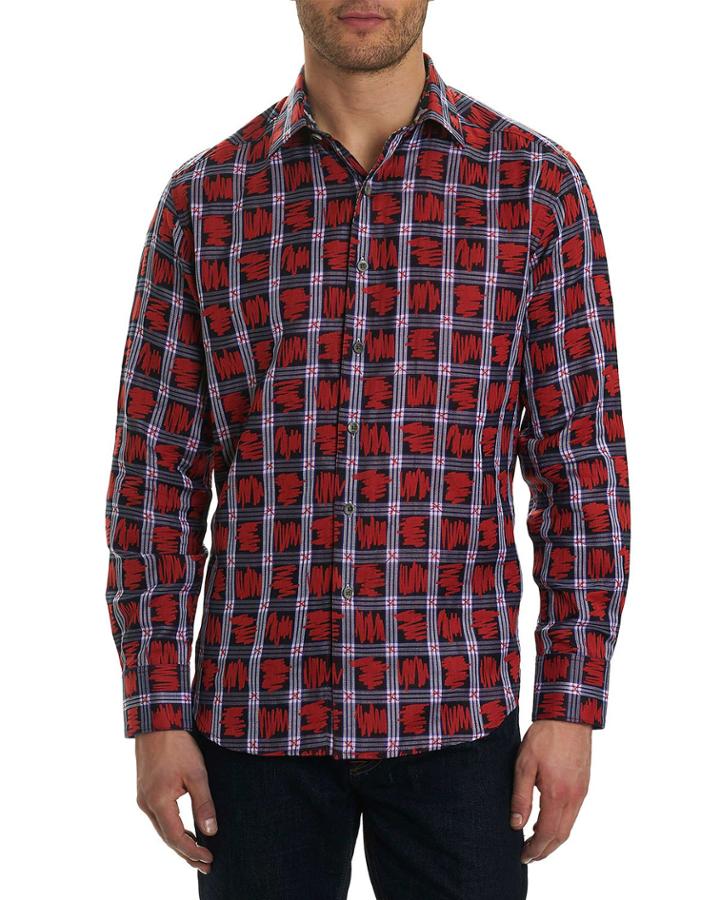 Men's Nassau Scribble Print