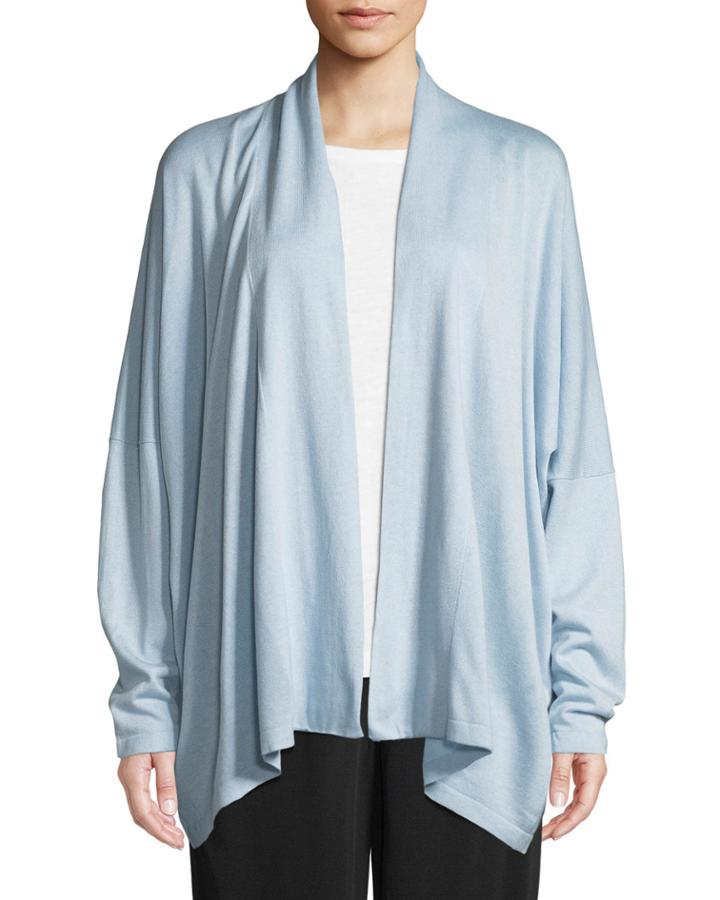 Open-front Wide-sleeve
