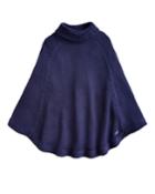 Girl's Tess Knit Turtleneck Poncho,