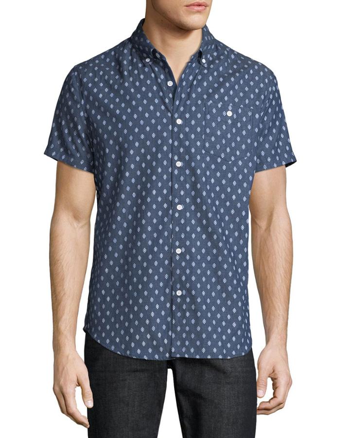 Men's Town Short-sleeve Chambray