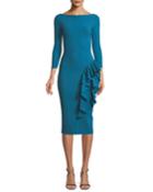 Maria Body-con Dress W/ Ruffle