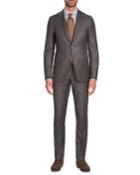 Men's Multi-check Wool-cashmere Two-piece
