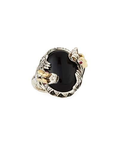 Legends Naga Oval Dragon Cocktail Ring,