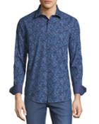 Shaped-fit Floral-static