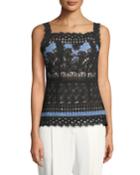 Bird Garden Folly Guipure-lace Blouse