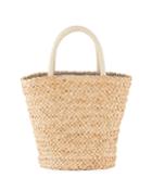 City Raffia Top Handle Tote Bag