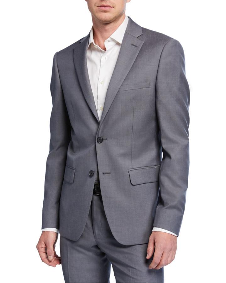 Men's Two-piece Tic Weave Wool