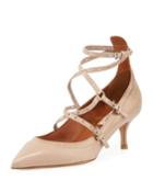 Leather Pumps With Grommet