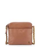Zoe Leather Camera Bag, Almond