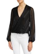 Joanie Striped Long-sleeve Top