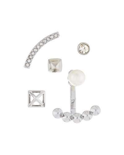 Singles Club Pearly Mix-&-match Earring Set,