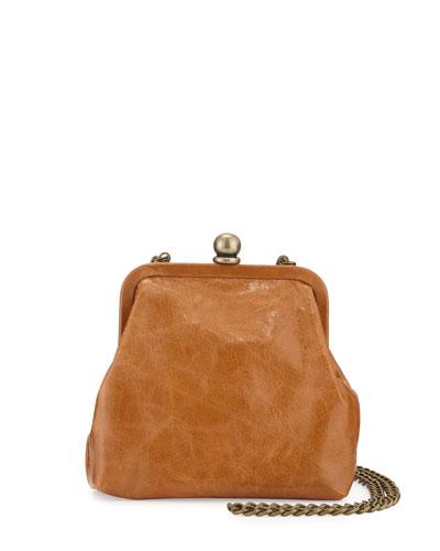 Libby Mini Crossbody Frame Bag, Caramel