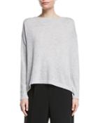 Cinched-back Cashmere Pullover