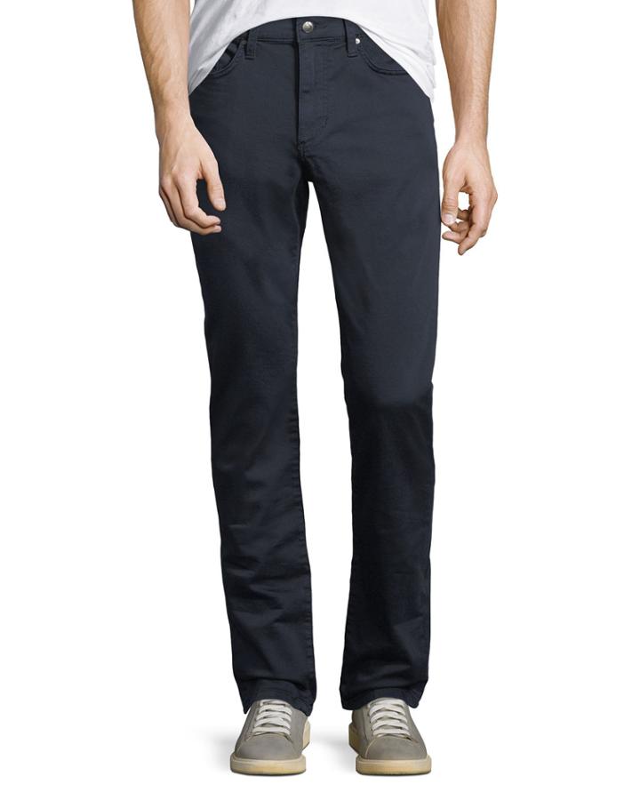 Men's French Terry Slim-straight Pants