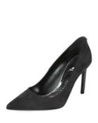Suede Pointed-toe Pumps