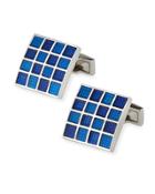 Colored Glass Grid Cuff