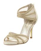 Atlas Mesh/metallic-rope High-heel Evening