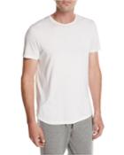 Cotton Crewneck T-shirt, Beige