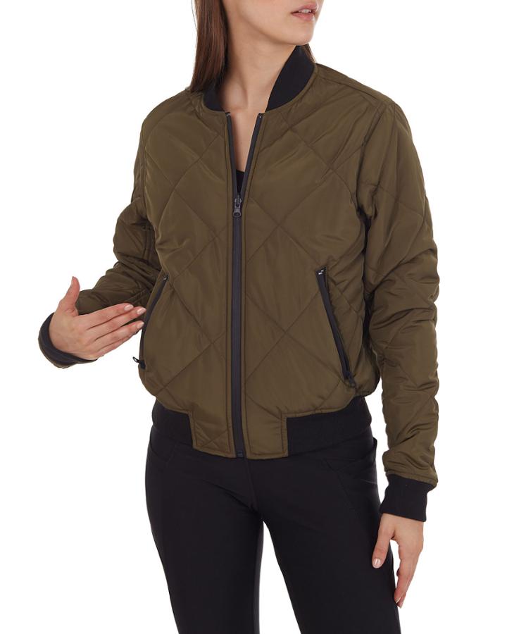 Reversible Packable Puffer Bomber Jacket