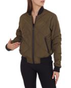 Reversible Packable Puffer Bomber Jacket