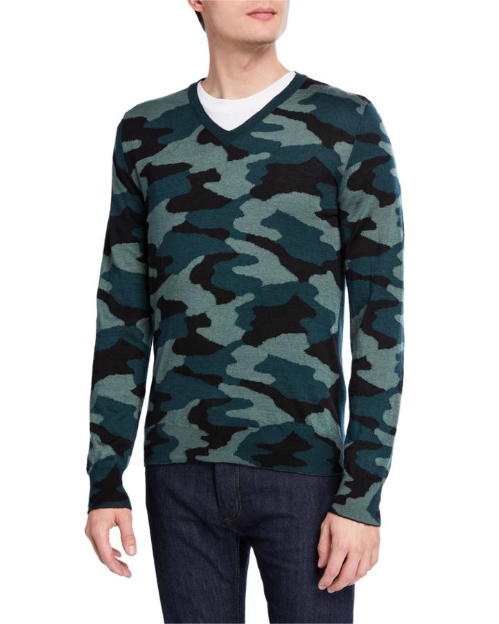 Men's Camo Cashmere/silk