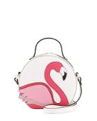 Angela Flamingo Mini Hatbox Crossbody Bag