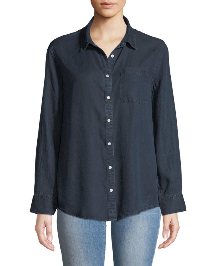 Nassau & Manhattan Lace-up Button-front