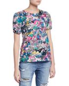 Balloon Sleeve Graphic T-shirt
