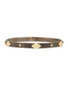 Two-tone Diamond Scroll-station Bangle