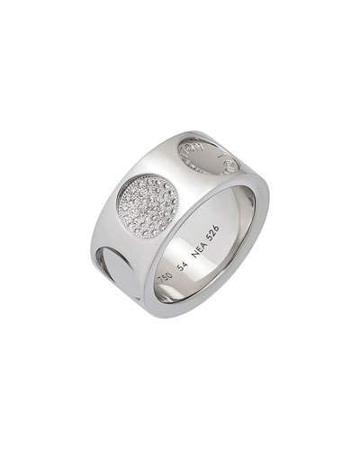 18k White Gold Empreinte Diamond Ring,
