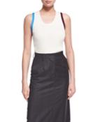 Contrast-trim Tank Top
