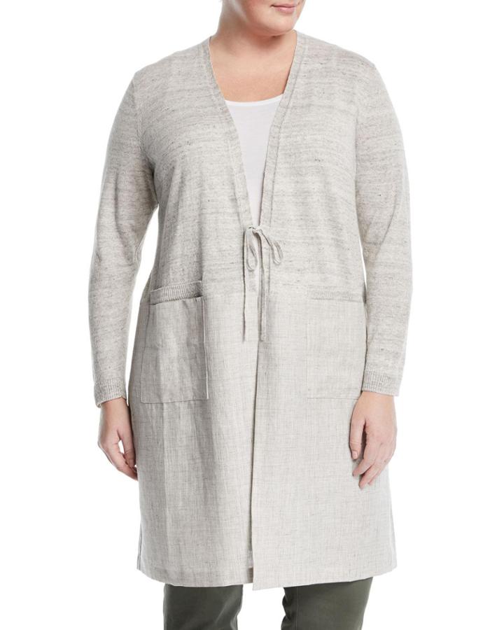 Linen Duster Cardigan,