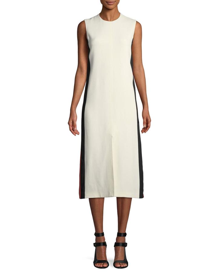 Selene Sleeveless Side-striped