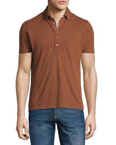 Short-sleeve Tipped Pique Polo